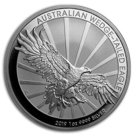 2019 Australia 1 oz Silver Wedge-Tailed Eagle BU 2019 Australia 1 oz Silver Wedge-Tailed Eagle BU